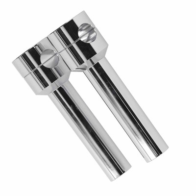 (Chrom) Motorradlenker Fat Bar Riser 2pcs Riser 25 Mm/1 0 In Lenker