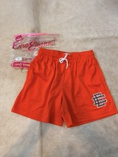 Eric Emanuel EE Basic Core Shorts Orange Brown Mens Large Great Condition