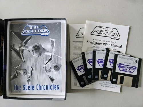 Star Wars Tie Fighter Big Box PC Game 3.5" Floppy Disk Windows Retro Vintage - Picture 4 of 8