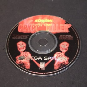 Crypt Killer Konami Sega Saturn 1997 Without Manual Untested