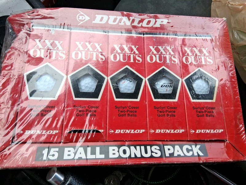 Dunlop  Golf Balls XXX-Outs 15 Ball Bonus Pack Made In USA New