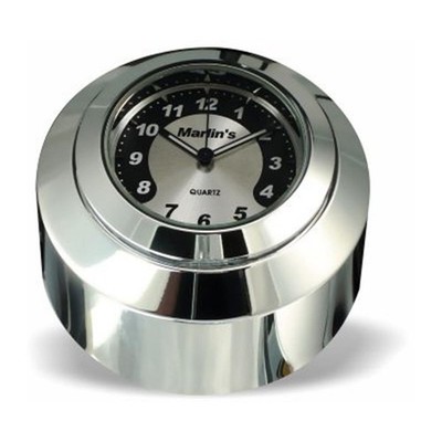 Marlin's Genuine Accessories Black/Silver FSBC2 Horseshoe Face Clock - 170103