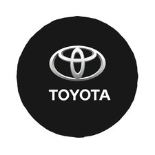 17 Inch For Toyota Waterproof Dust-proof Car Spare Tire Cover Black 17 Inch For Toyota Waterproof Dust-proof Car Spare Tire Cover Black