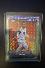 2024-25 Topps Chrome - Kyrie Irving #117 Green Geometric Refractor /99
