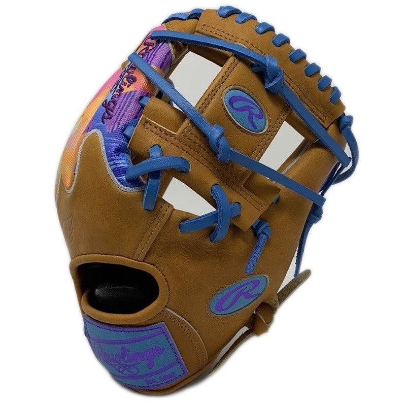 Rawlings Heart of the Hide Wingtip Fun Color Design Baseball Glove 11.5 Inch