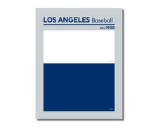 compare to LOS ANGELES DODGERS Baseball Color Swatch Photo 8x10 11x14 16x20