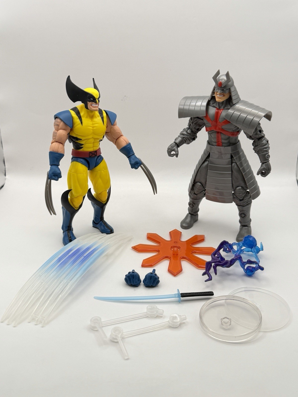 Marvel Legends Gamerverse Wolverine vs Silver Samurai 2-Pack Figures **READ**