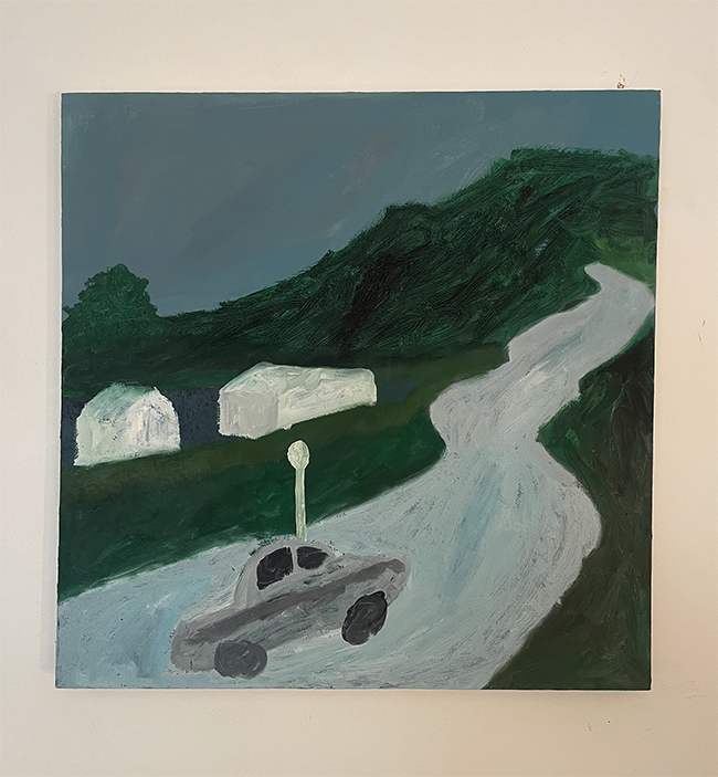 LWD - Hollywoodland Oil Painting 24 x 24 ( 2024) Auction for LAFD Los Angeles