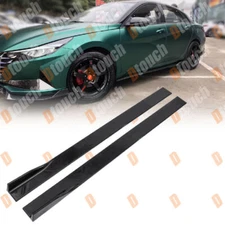 FOR HYUNDAI ELANTRA 2018-2024 SEDAN SIDE SKIRT + REAR SIDE SPLITTER LIP