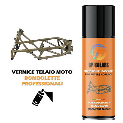 Vernice Telaio Moto Spray MAGNESIO DUCATI Professionale