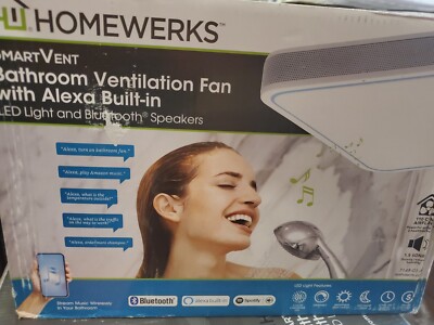Home Netwerks 110 CFM LED Ceiling Mounted Bathroom Exhaust