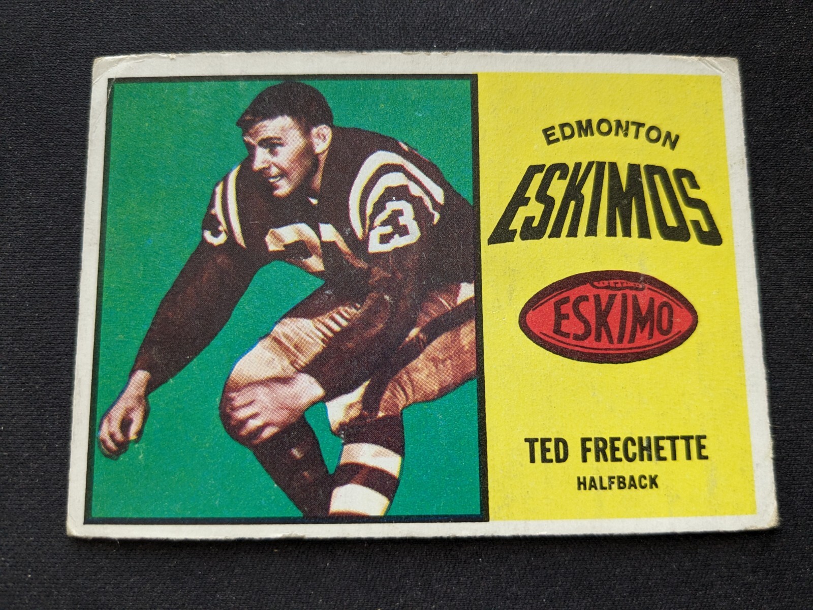 Ted Frechette #26 Football Cards 1964 Topps CFL trading card — raw and PSA graded price guide