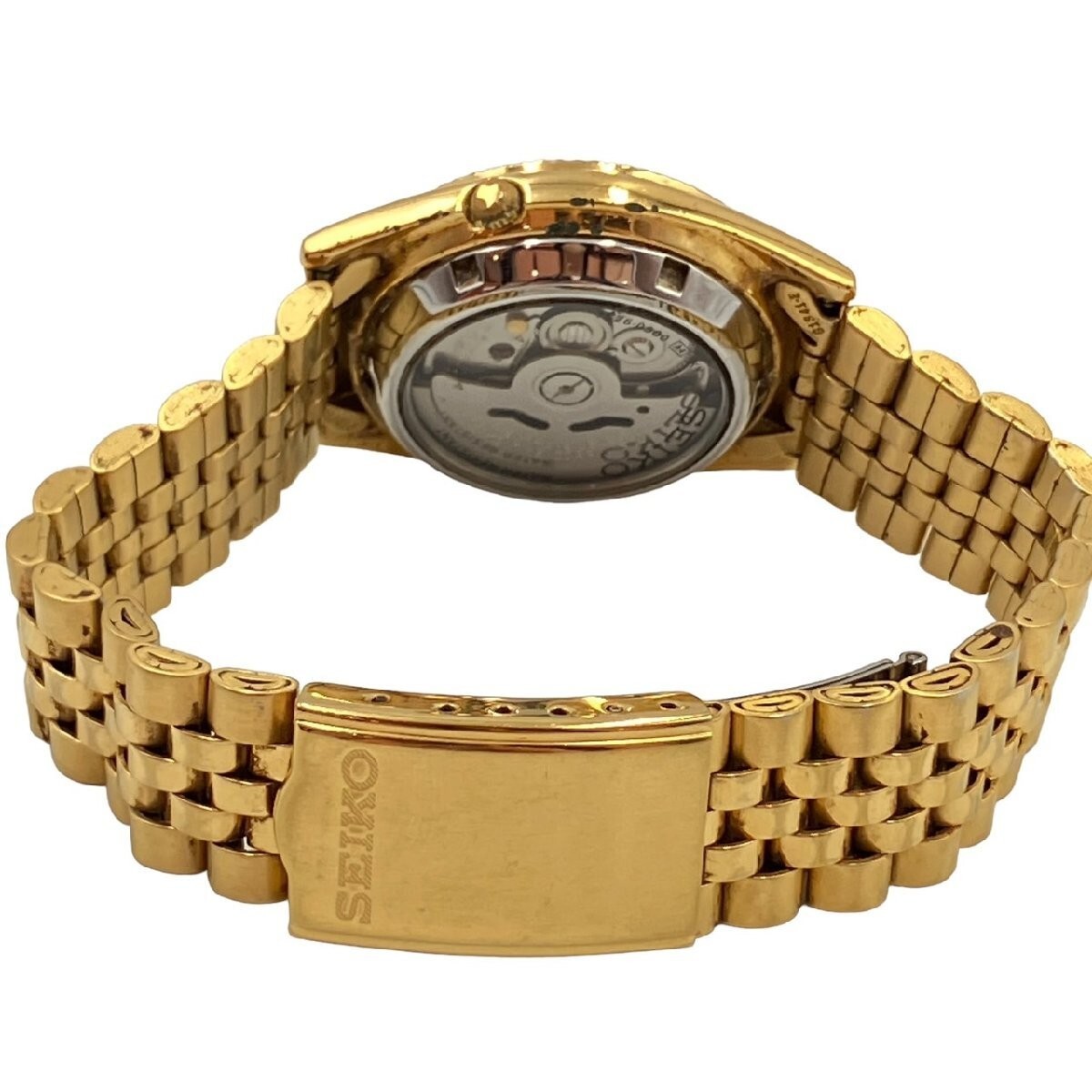 SEIKO 5 Automatic 7S26-0500 Watch Gold Silver Datejust style SEIKO 5 Automatic 7S26-0500 Watch Gold Silver Datejust style