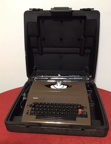 MACCHINA DA SCRIVERE Giocattolo Vintage Sears Holiday III Con Custodia - Foto 9