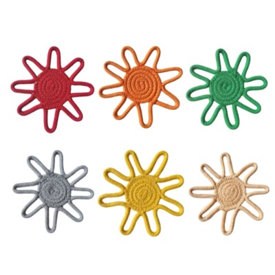 Flower Shape Protective Mats Kitchen Placemats Cup Mats Suitable for Drinking