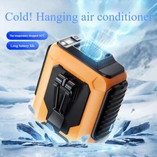 Portable Waist Fan Clip On 10000mAh Rechargeable Personal Cooling Neck Shirt Fan