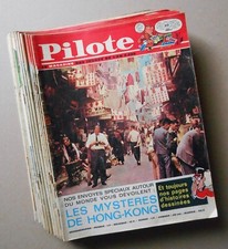 Lot de 23 magazines Pilote de