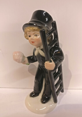 9942941-ds Porcelain Figurine Chimney Sweeper Chimney Sweep
