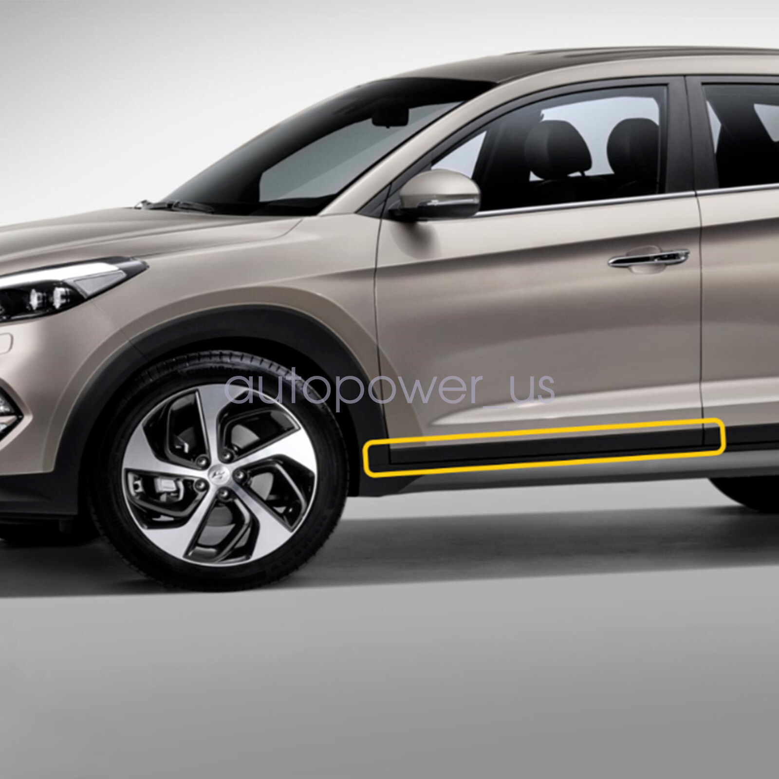 Front Door Lower Molding Garnish for 2016-2021 Hyundai Tucson Left ...