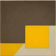 Medium Abstract Painting 2x2 ft. Post-Modernism Geometric Demrin OOAK NEW