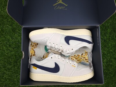 Air Jordan 1 AJKO Low Union Sail Leather DZ4864-100 Men's Size 9