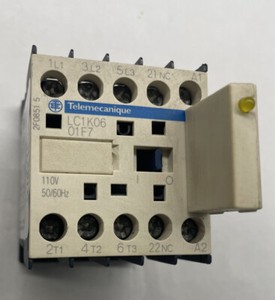 Schneider Electric Telemecanique Relay Contactor LC1K06 01F7 110/120V COIL 20A
