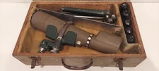 Vintage Swift Model 821 Spotting Scope W/ box + 5 Lenses 15-60x Tripod PAN AM 