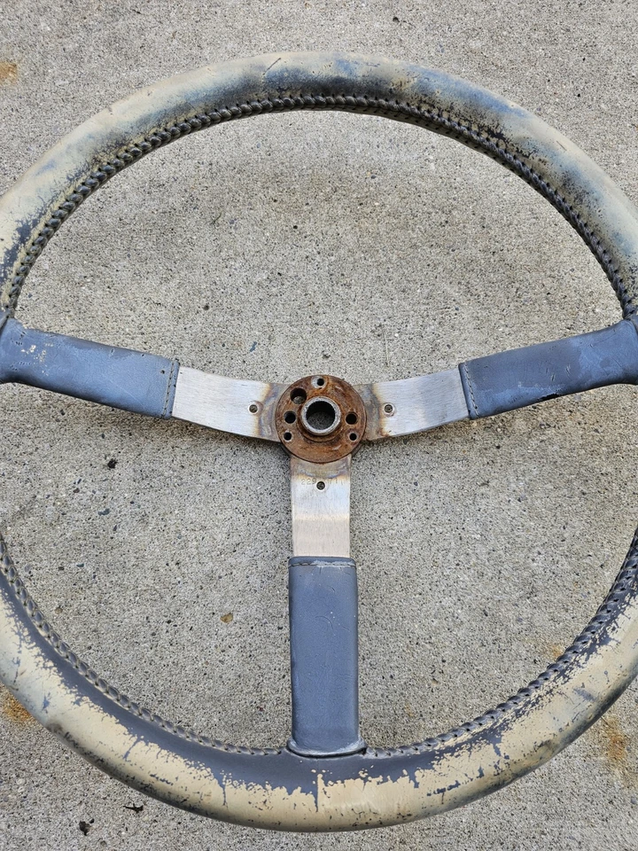 Jeep XJ 1987-1994 y 1987-1995 Wrangler YJ volante de cuero OEM Foto 2 de 4