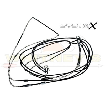 Gas Bowstrings - SystmX - Black/Grey - Bowtech Proven 34 SD - Complete Set