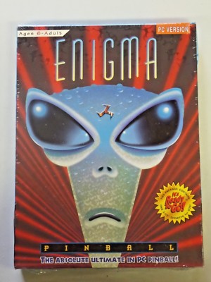 Enigma Pinball Game PC Version 3.5'' Diskette IBM/Tandy or Compatible 1994 NEW