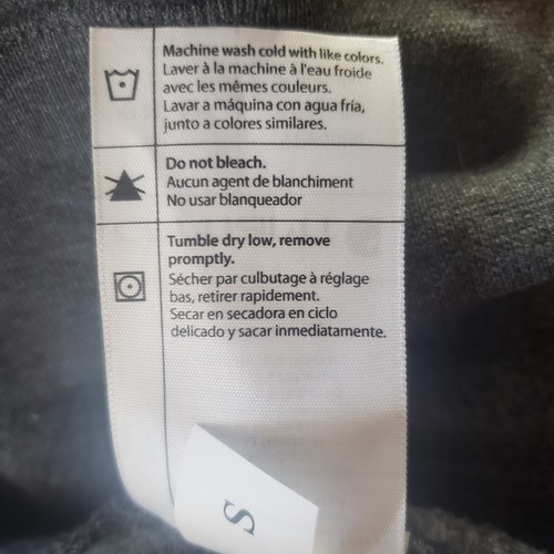 Carhartt Men's Workwear Pullover Hooded Sweatshirt Dark Grey Size Small ~ Flaw - Picture 10 of 10