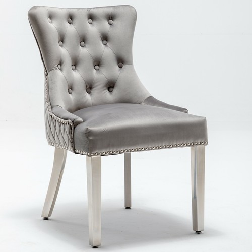Marble 130, 160, 180 cm Dining Table with 6 Velvet Chairs Black Cream Grey White - Picture 14 of 64