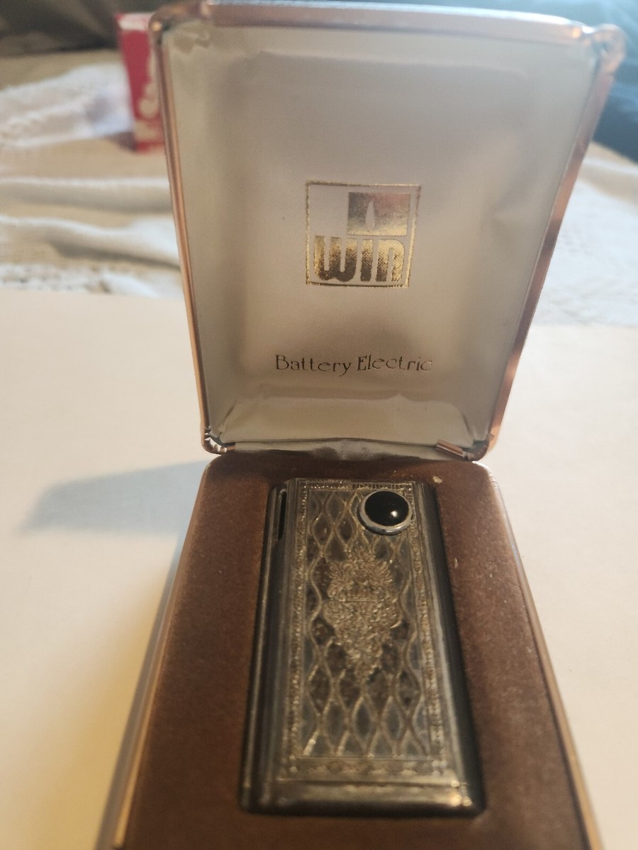 Vintage WIN Electronic LIGHTER ORIGINAL Case,