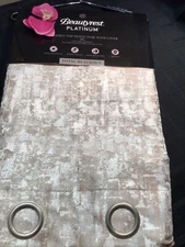 BEAUTYREST PLATINUM 37 x 84 BLACKOUT curtain panels NEUTRALS Grommet 2 PC Set