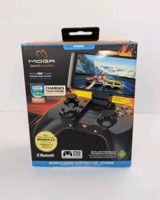 MOGA Power Series Wireless Bluetooth Mobile Game Controller Black