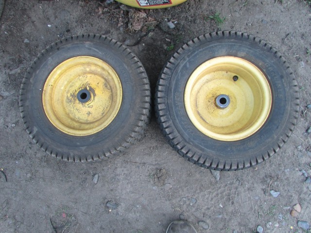 JOHN DEERE L120 FRONT WHEEL SET eBay