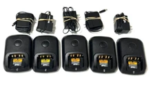 LOT OF 5 Motorola Impres Adaptive Charger WPLN4243A or PMPN4137A, XPR/APX
