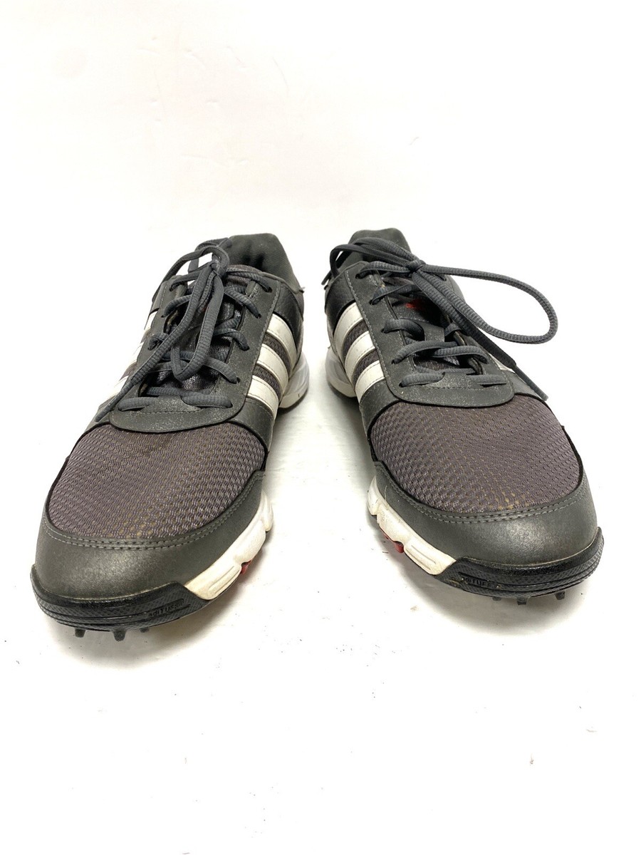 Adidas Tech Response Iron Lace Up Golf Shoes Men\'s Size 9 Gray White F33551 Adidas Tech Response Iron Lace Up Golf Shoes Mens Size US 9  main image 4