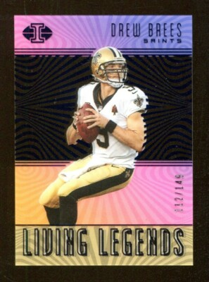 #ad Drew Brees 2018 Panini Illusions Living Legends Blue 112 149 Saints 54882 $11.95