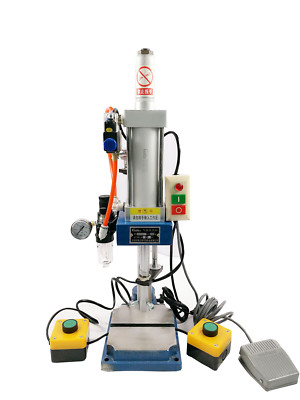 440lb/ 200kg Pneumatic Punch Machine 2'' - 4'' Stroke Press Equipment 2 Buttons