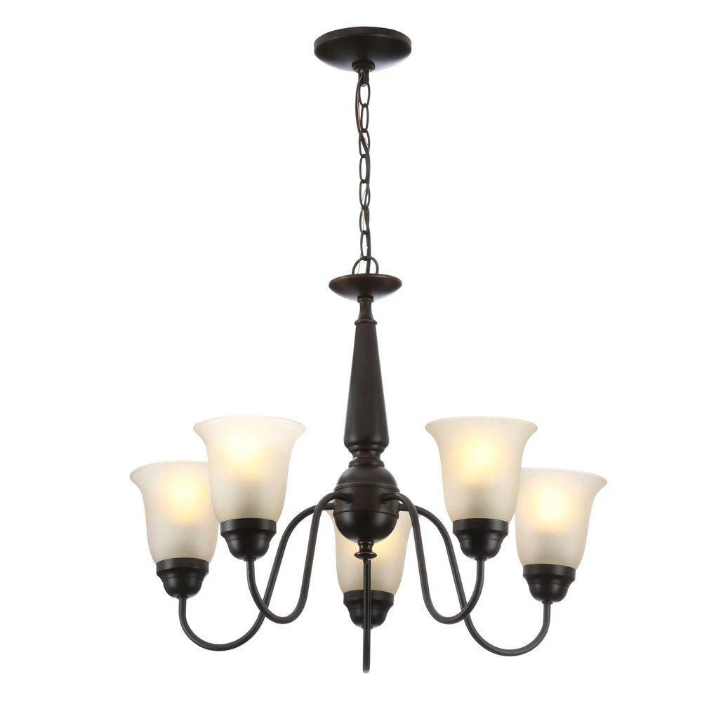 Commercial electric 5 light chandelier deals