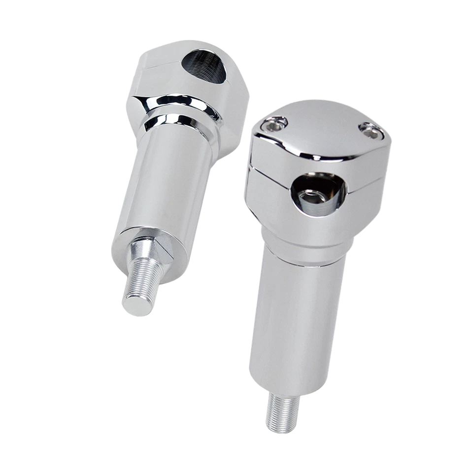 5.0" Tall Chrome Springer Risers Clamp for Harley Softail FXSTS FLSTS FLSTSB Foto 2 de 4