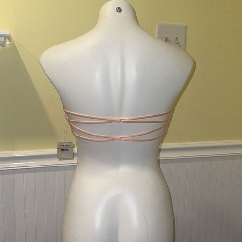 Free People Intimately Free Ladies Bandeau Peach Lace Bralette. NWT. Small - Picture 7 of 10