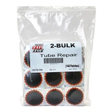 REMA No. 2 Tube Patch, 144 units of 1-3/4-in Round, Red Feather Edge