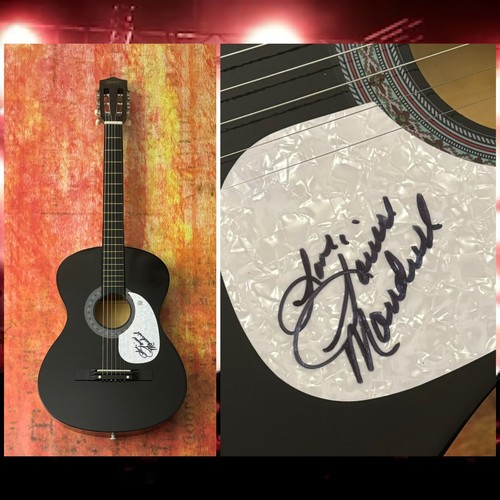 GFA Maybe My Bébé Country Louise Mandrell Signé Acoustique Guitare L4 COA - Photo 1 sur 7