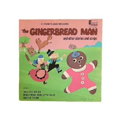 A Disneyland Record The Gingerbread Man And Other Stories And Songs DQ 1329 1969