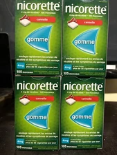NICORETTE Cinnamon 4mg 4x105 Gum Quit Smoking (No tarrifs)