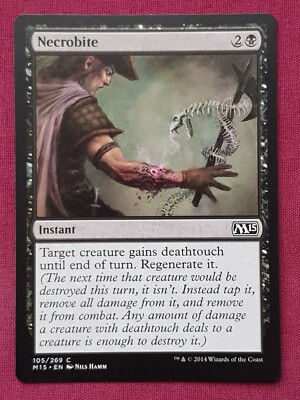 Magic The Gathering 2015 CORE SET M15 NECROBITE black card MTG | eBay Magic The Gathering 2015 CORE SET M15 NECROBITE black card MTG | eBay