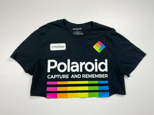 Polaroid Crop Top Capture And Remember 