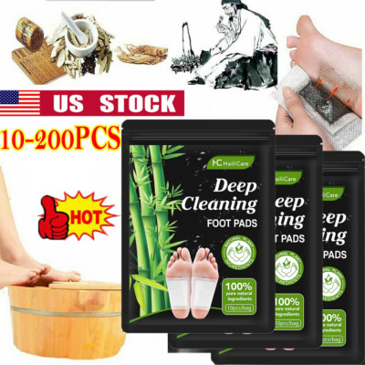 300Pcs Foot Detox Patches Pads Toxins Deep Cleansing Herbal Organic Slimming Pad